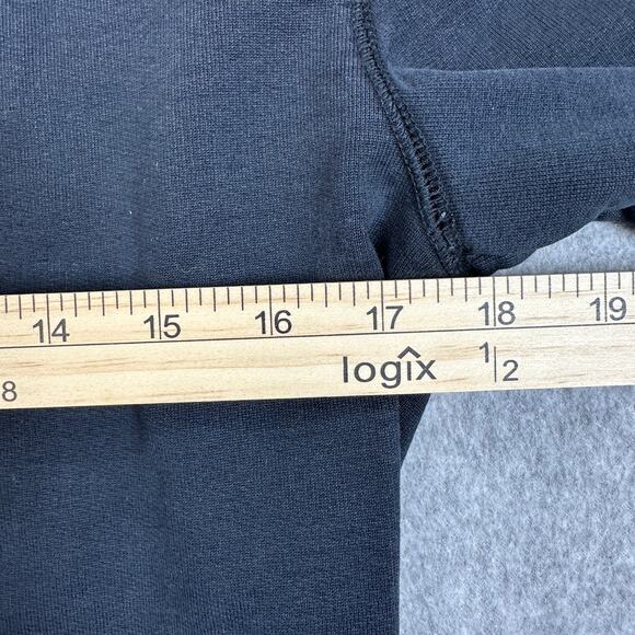 Everlane Uniform Sweatshirt Womens XS Black Terry Crew Neck Pullover Activewear - Picture 6 of 7